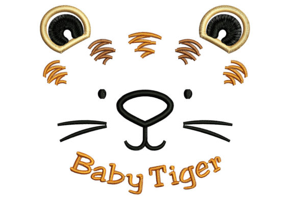 Baby Tiger Face: A Boutique Sweatshirt Embroidery Review