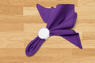 Blank Napkin Ring Circle