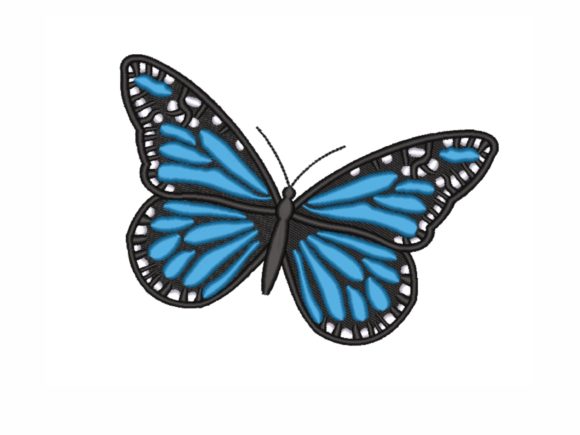 Blue Butterfly Embroidery Review