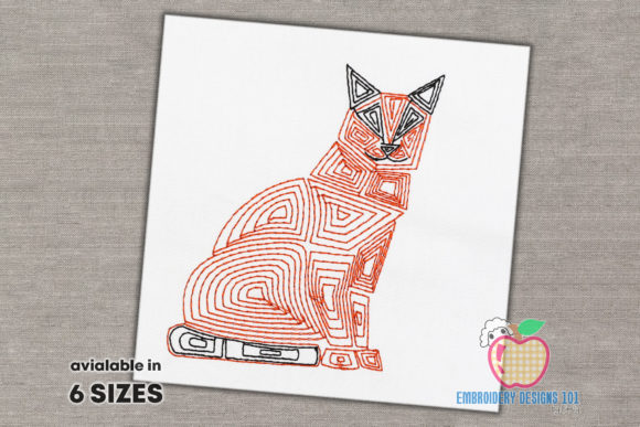Cat Line Art: A Seasonal Embroidery Standout