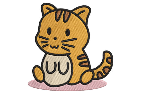 Cute Baby Animal Cat Embroidery Review
