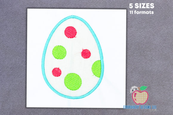 Decorative Easter Egg Applique