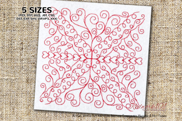 Decorative Pattern Embroidery Design