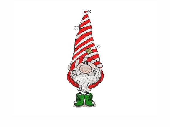 Gnome: A Charming Seasonal Embroidery Design