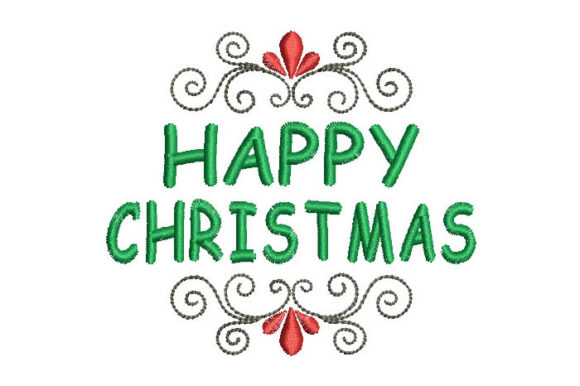 Happy Christmas Embroidery Design Review