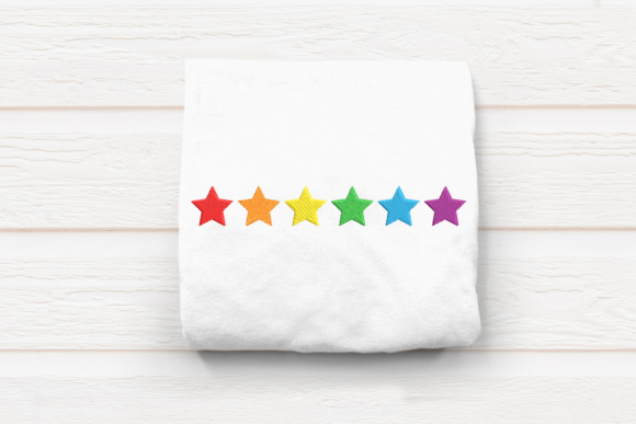 Horizontal Row of Stars