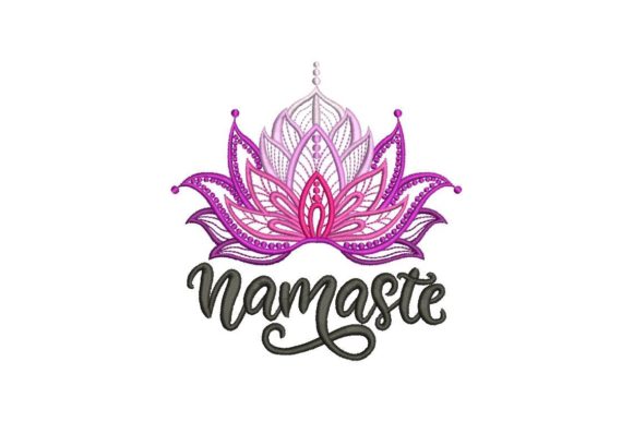 Namaste: A Thoughtful Embroidery Design for Meaningful Gifts