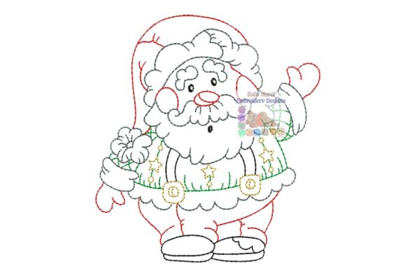 Santa Multicolor Character