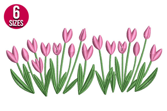 Tulip Flowers Embroidery Design Review
